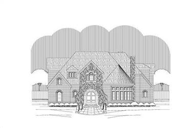 5-Bedroom, 6466 Sq Ft Country Home Plan - 156-2281 - Main Exterior