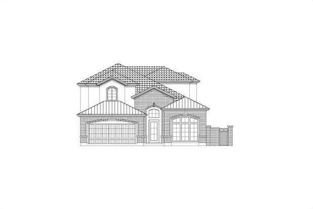 Main image for house plan # 15798