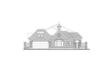 4-Bedroom, 3627 Sq Ft Luxury House Plan - 156-2348 - Front Exterior