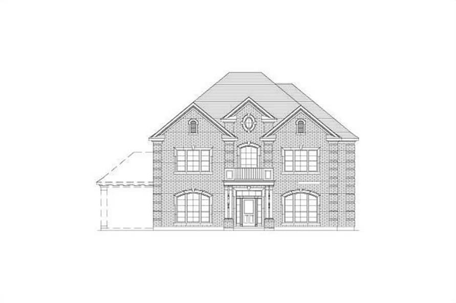 5-Bedroom, 4329 Sq Ft Luxury House Plan - 156-2388 - Front Exterior