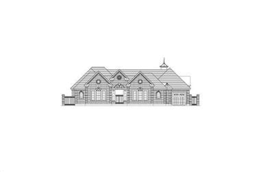 4-Bedroom, 4321 Sq Ft Luxury House Plan - 156-2419 - Front Exterior