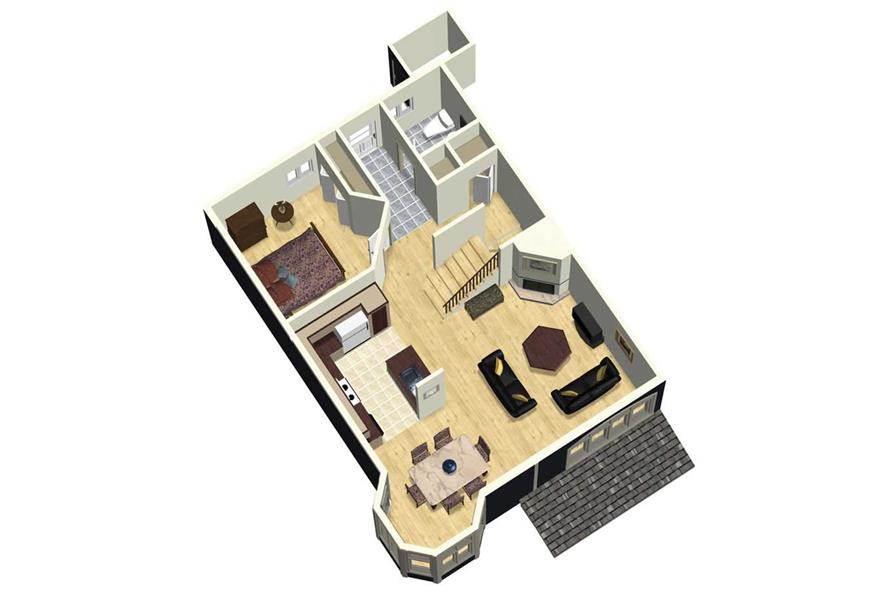 157-1006: Home Other Image-3D Floor Plan