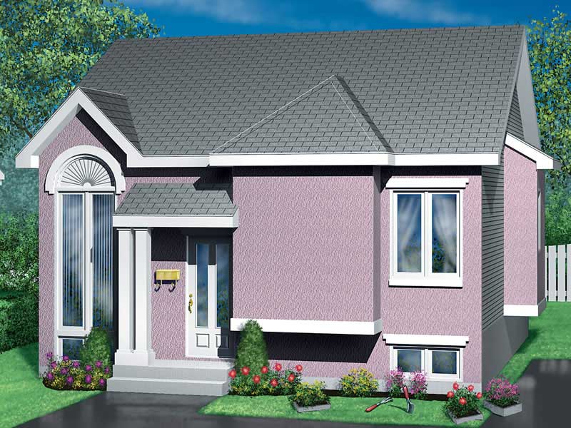 Bungalow home (ThePlanCollection: Plan #157-1146)