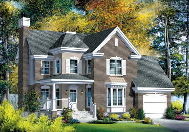 Ranch  home (ThePlanCollection: Plan #157-1184)