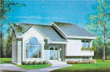 2-Bedroom, 1067 Sq Ft Small House Plans - 157-1509 - Main Exterior