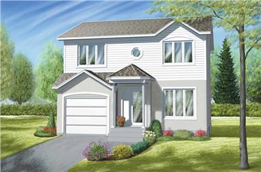 3-Bedroom, 1386 Sq Ft Ranch House Plan - 157-1550 - Front Exterior