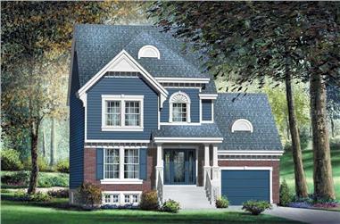 3-Bedroom, 1431 Sq Ft Ranch House Plan - 157-1561 - Front Exterior