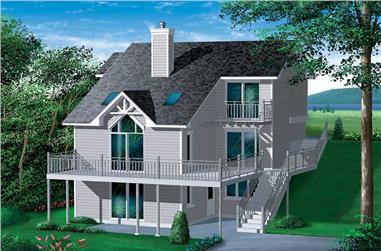 4-Bedroom, 2119 Sq Ft Country House Plan - 157-1612 - Front Exterior