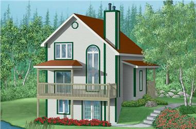 3-Bedroom, 1862 Sq Ft Country Home Plan - 157-1628 - Main Exterior