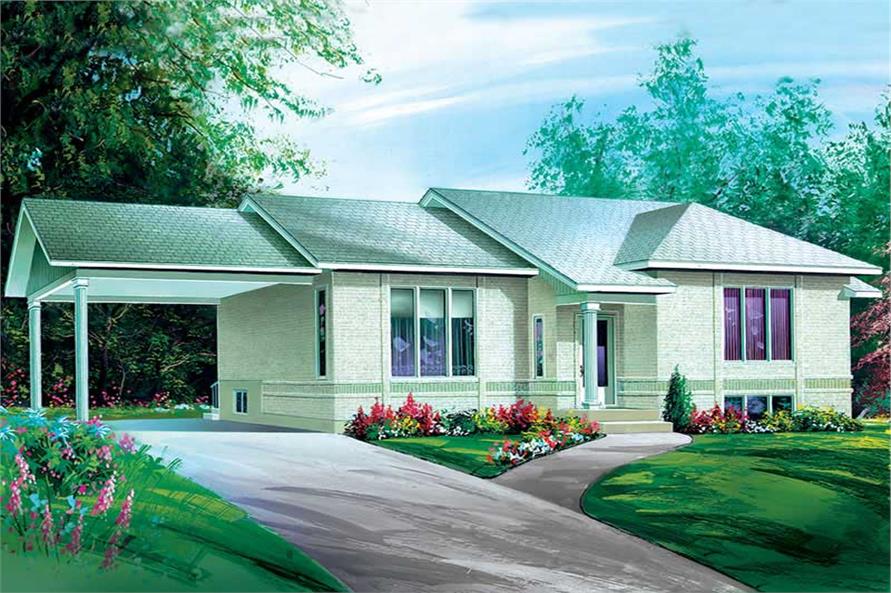 Traditional, Ranch House Plans - Home Design PI-02111 # 12351