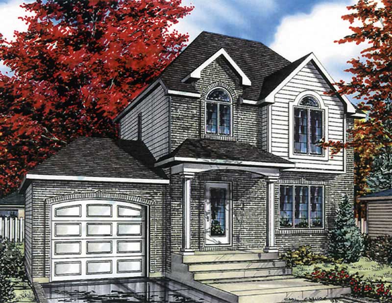 Color Rendering of this house plan