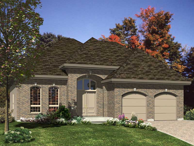 Color Rendering of this house plan