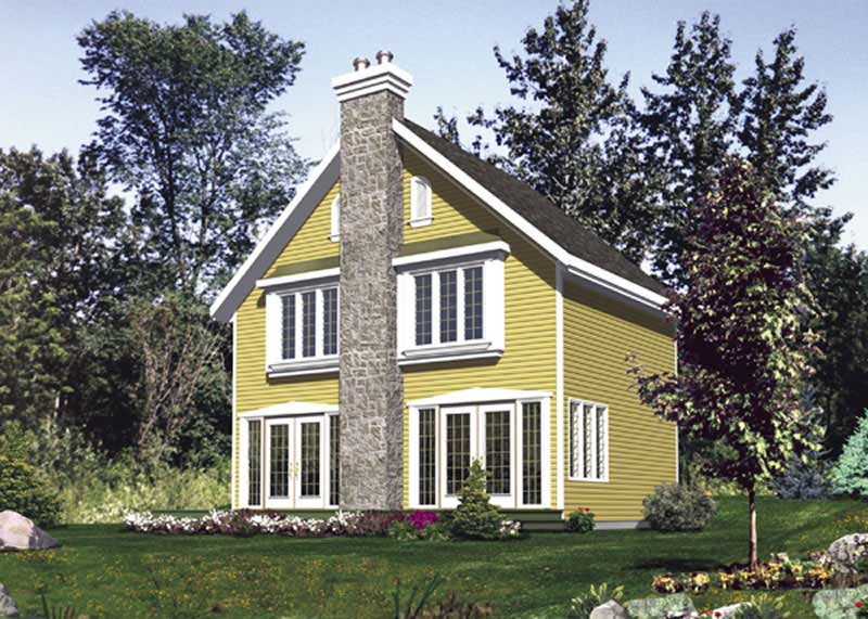 Color Rendering of this house plan