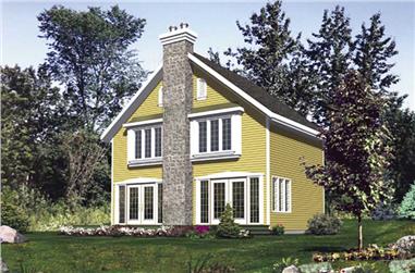 3-Bedroom, 1168 Sq Ft Country House Plan - 158-1057 - Front Exterior