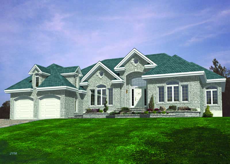 Color Rendering of this house plan