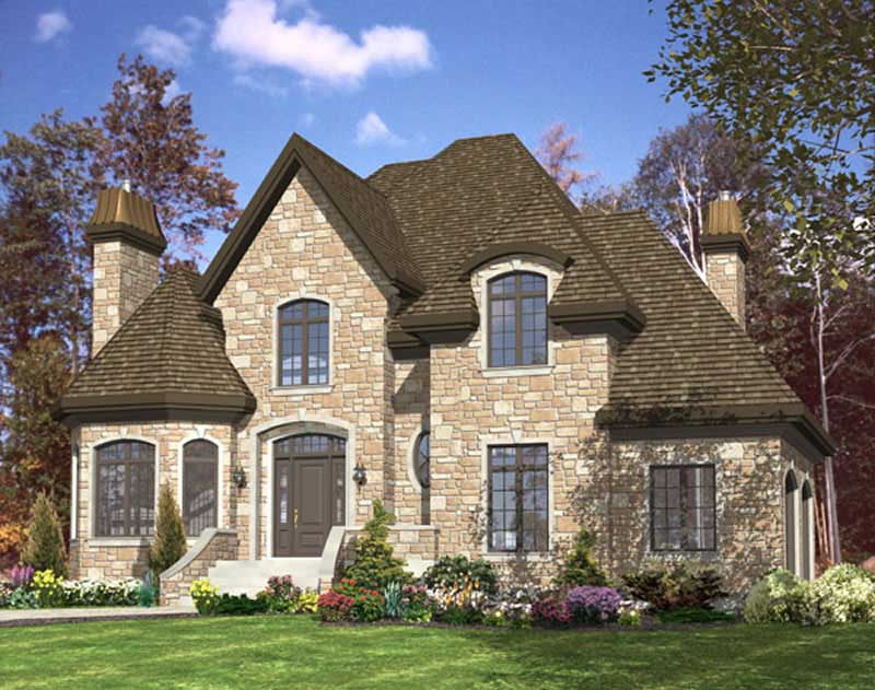 European House Plans Home Design PDI536 European House Plans Home Design PDI536