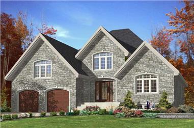 2-Bedroom, 1524 Sq Ft Country Home Plan - 158-1105 - Main Exterior