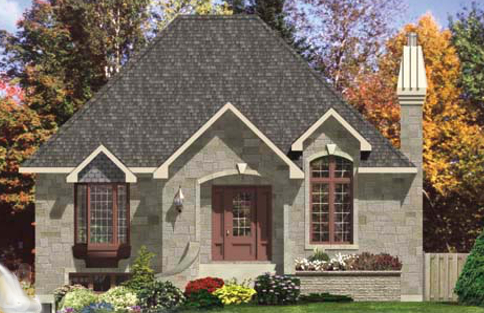 Color Rendering of this house plan