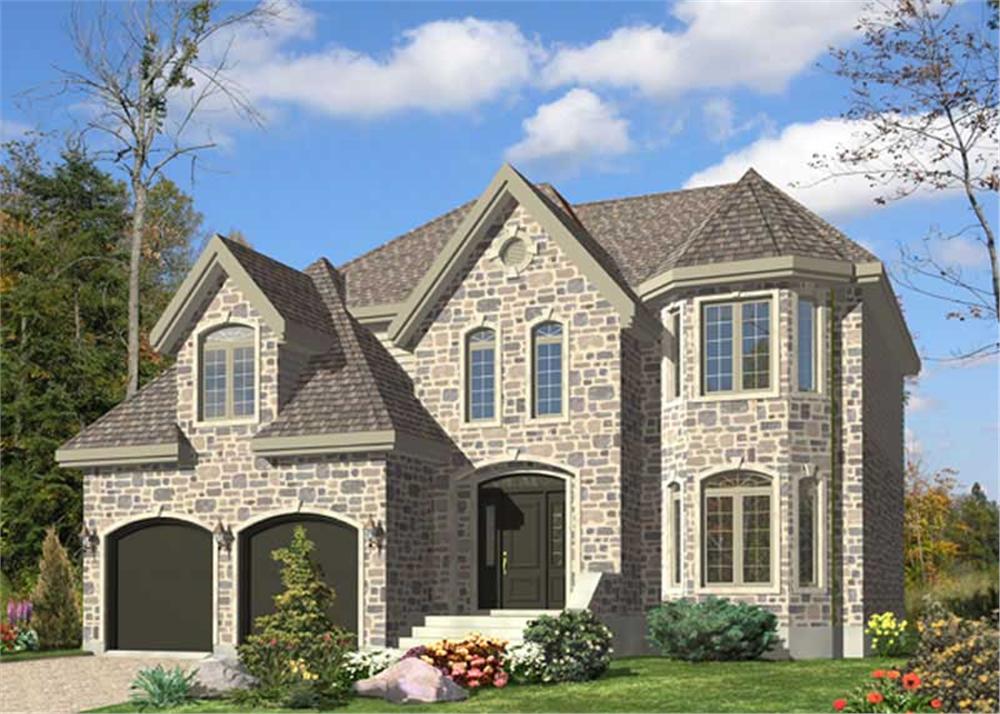 Color Rendering of this house plans