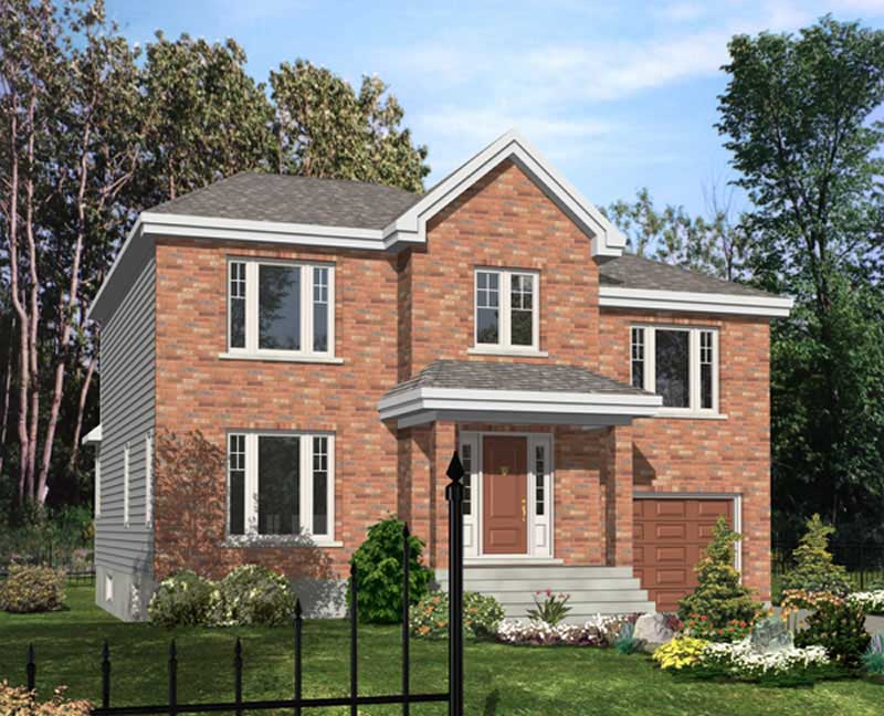 Color Rendering of this house plan