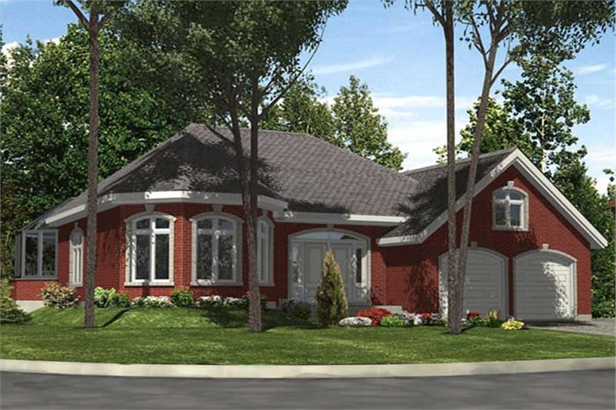 Main image for house plan # 9344