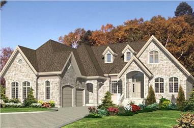 2-Bedroom, 2036 Sq Ft Bungalow House Plan - 158-1208 - Front Exterior