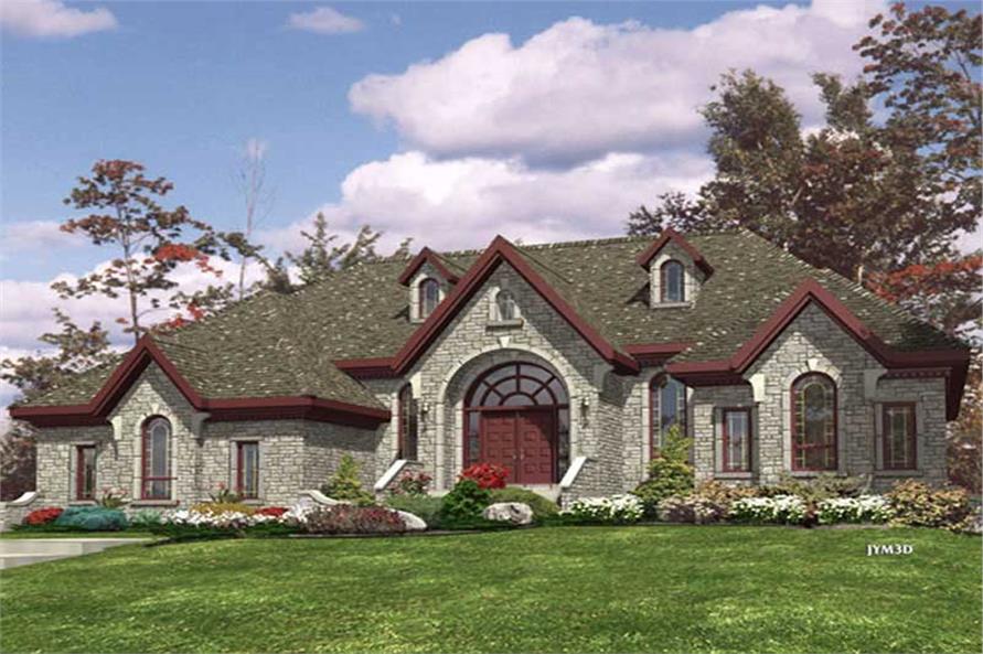 Main image for house plan # 9367