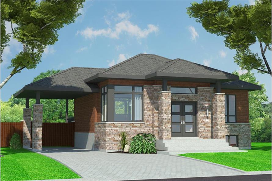 2 Bedrm 938 Sq Ft Bungalow House Plan 158 1299