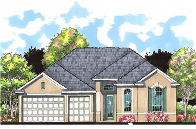 4-Bedroom, 2531 Sq Ft Ranch House Plan - 159-1042 - Front Exterior