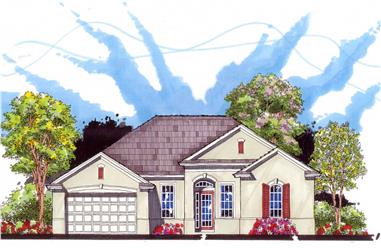 3-Bedroom, 2237 Sq Ft Country Home Plan - 159-1083 - Main Exterior
