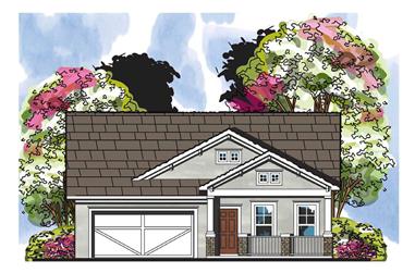 4-Bedroom, 2252 Sq Ft Country Home Plan - 159-1085 - Main Exterior