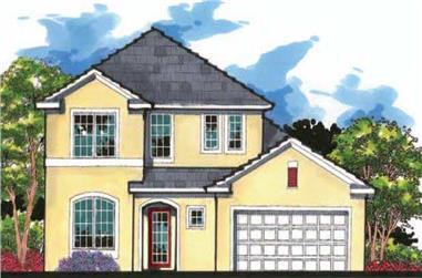 4-Bedroom, 2100 Sq Ft Country House Plan - 159-1102 - Front Exterior