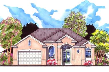 4-Bedroom, 2183 Sq Ft Country Home Plan - 159-1114 - Main Exterior