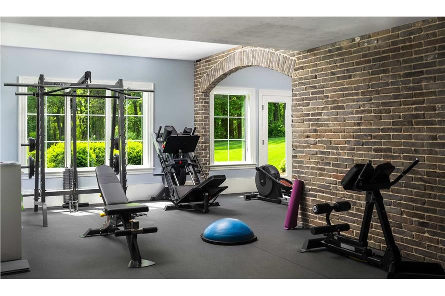 Gym / Fitness Center of this 5-Bedroom,5164 Sq Ft Plan -161-1003
