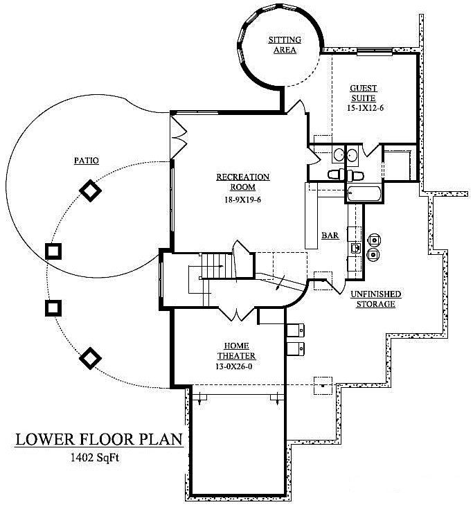 Shingle Style Craftsman  Home  5023 sq ft Plan  161 1038