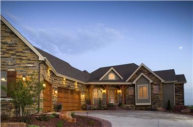 2–5-Bedroom, 3321–5564 Sq Ft Craftsman House Plan - 161-1042 - Front Exterior