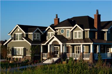 6-Bedroom, 10266 Sq Ft Craftsman Home Plan - 161-1044 - Main Exterior