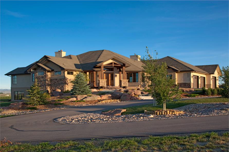  Craftsman  Luxury Ranch Texas  Style House  Plans  House  Plans  