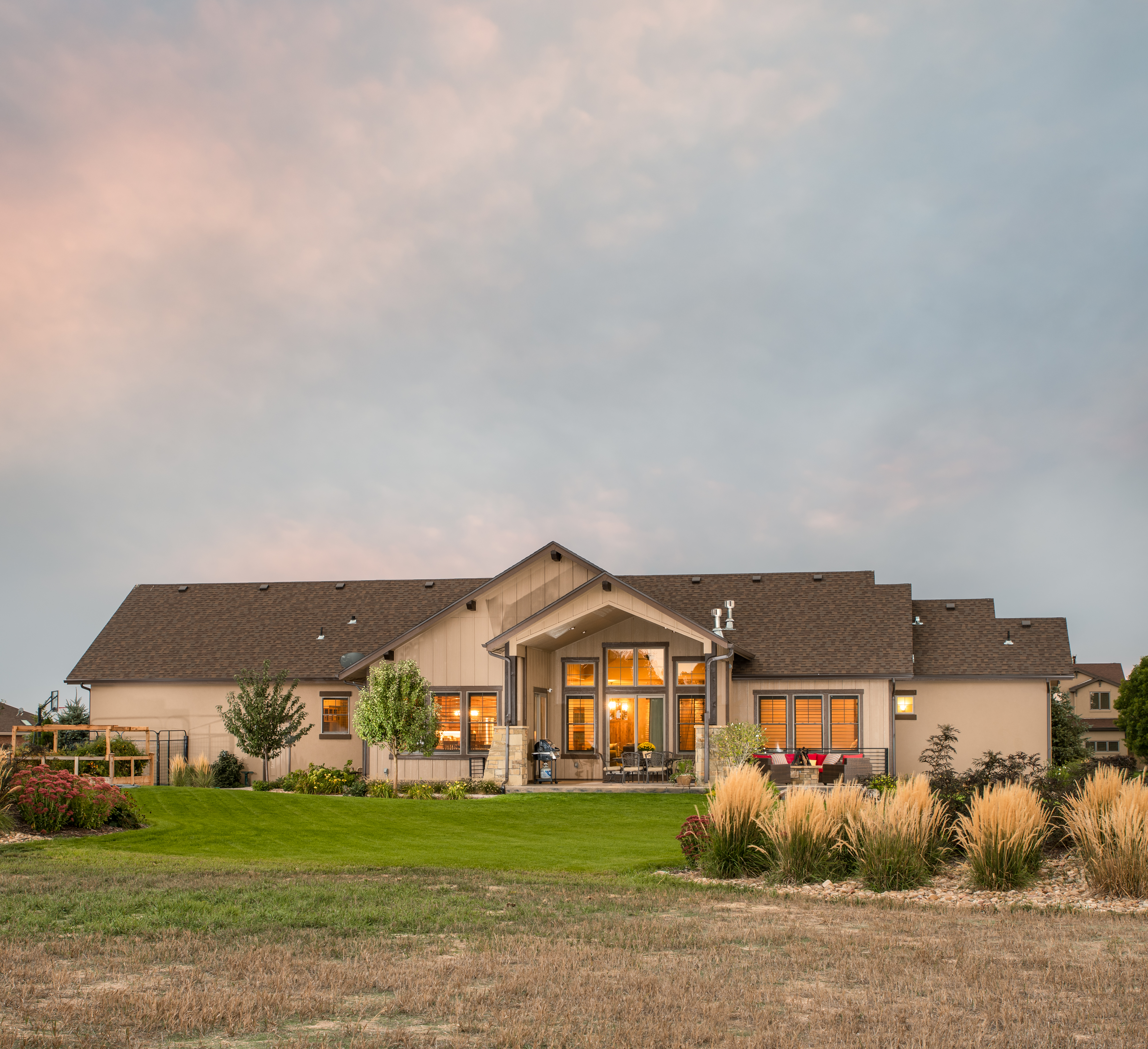 Rear View of this 2-Bedroom,2008 Sq Ft Plan -161-1074