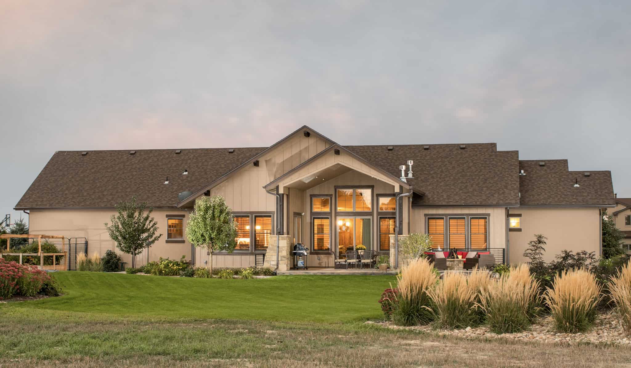 Rear View of this 2-Bedroom,2008 Sq Ft Plan -161-1074