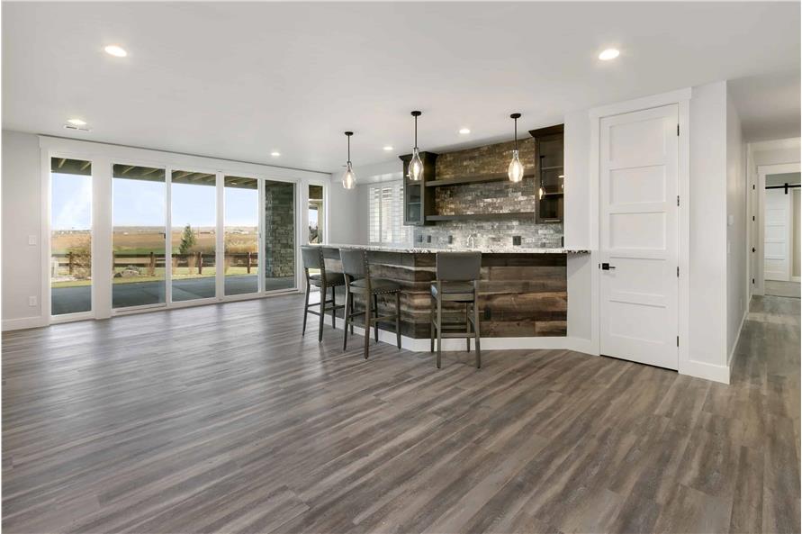 Wet Bar of this 2-Bedroom,3526 Sq Ft Plan -161-1118