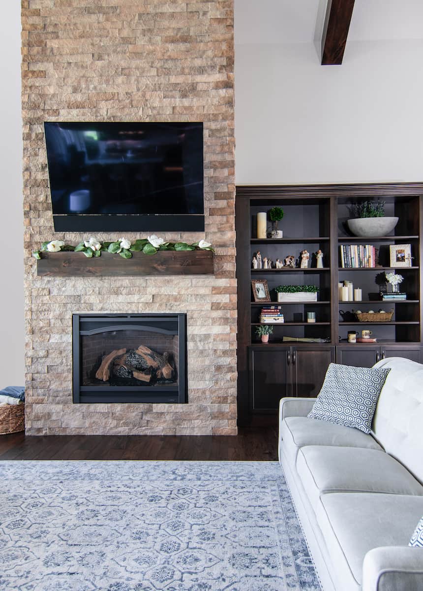 Great Room: Fireplace of this 3-Bedroom,3456 Sq Ft Plan -161-1142