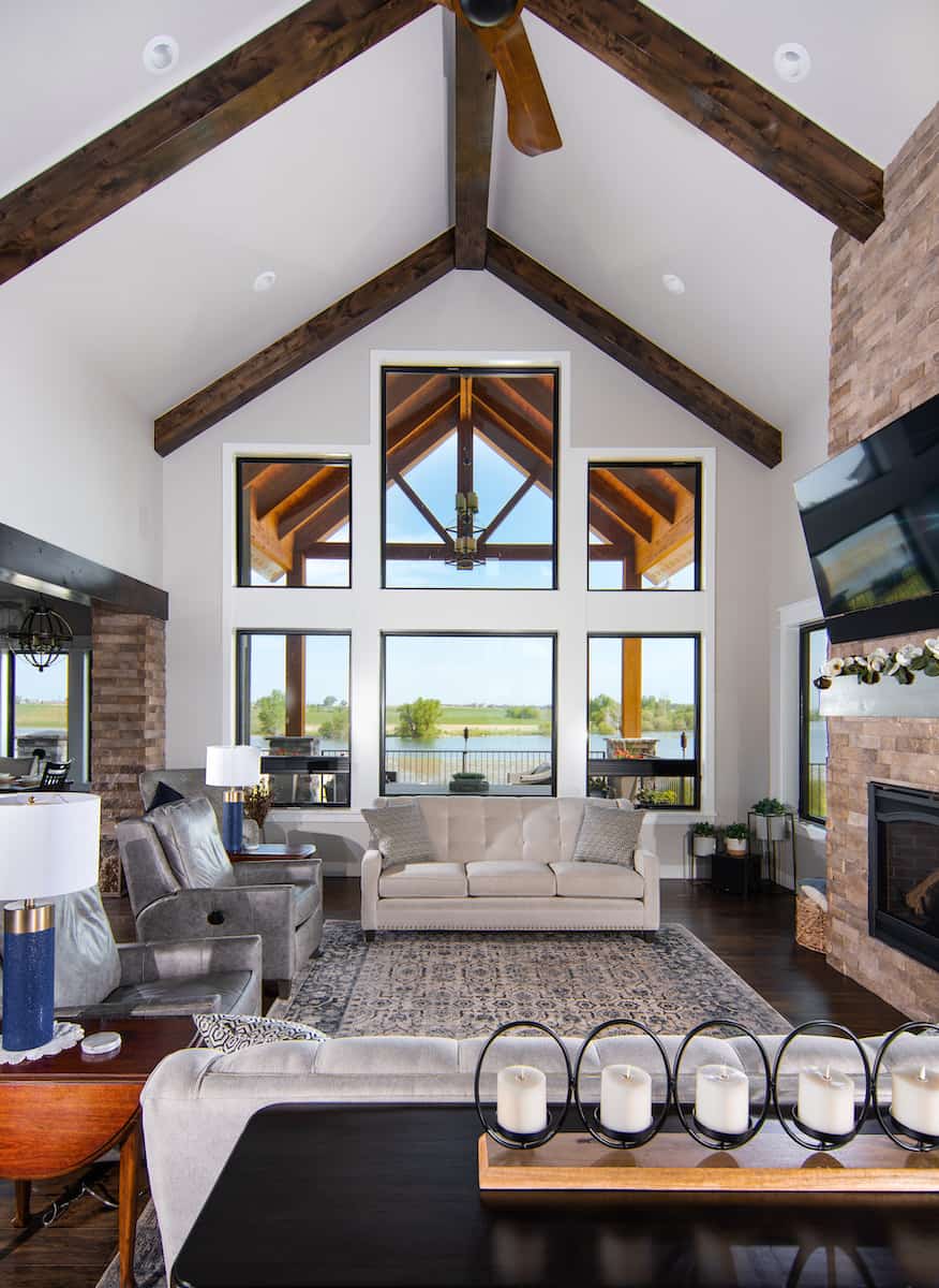 Great Room: Windows of this 3-Bedroom,3456 Sq Ft Plan -161-1142