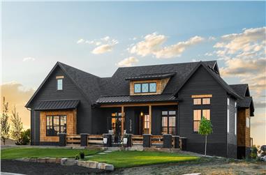 4-Bedroom, 3977 Sq Ft Ranch House Plan - 161-1166 - Front Exterior
