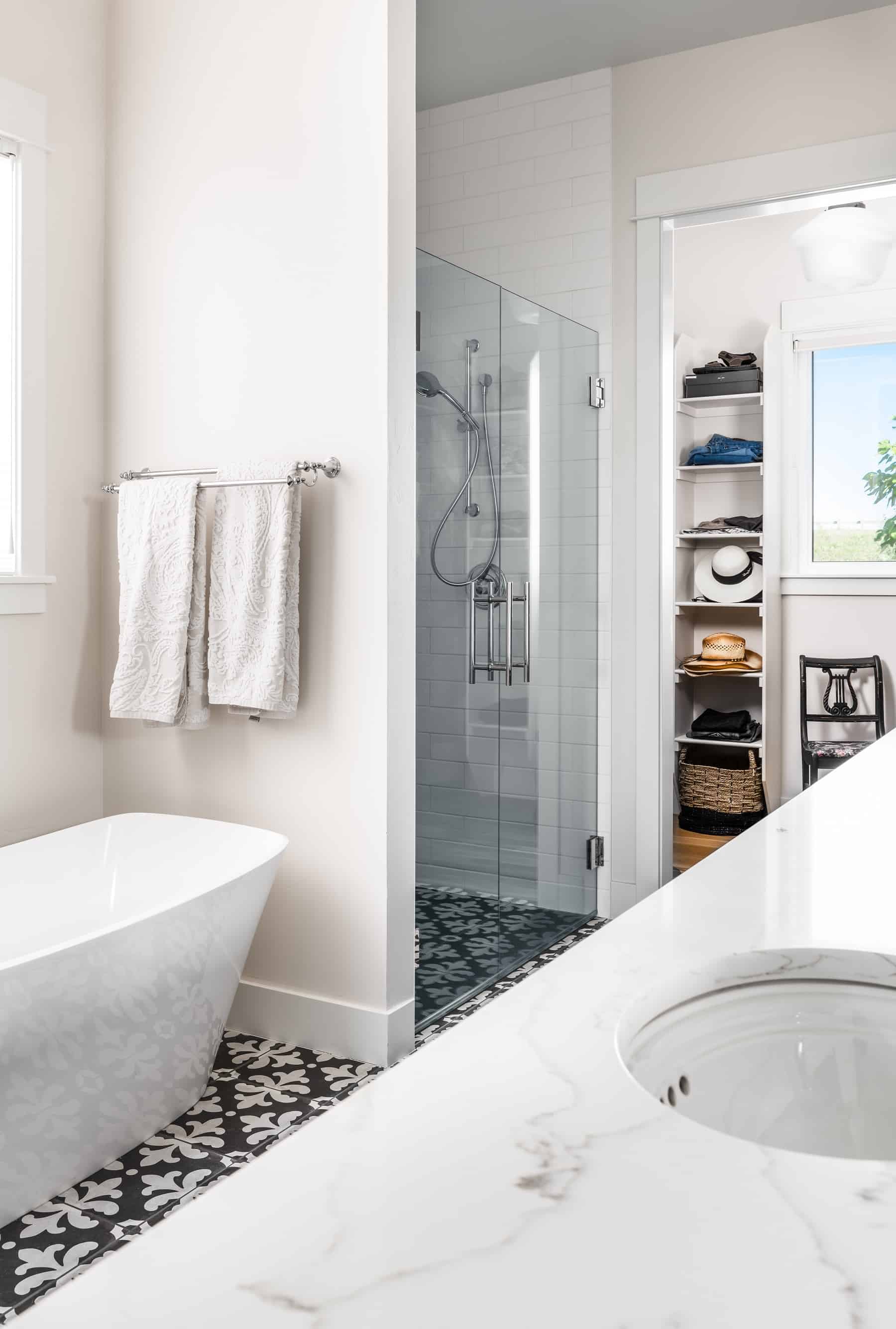 Master Bathroom: Shower of this 2-Bedroom,2083 Sq Ft Plan -161-1187