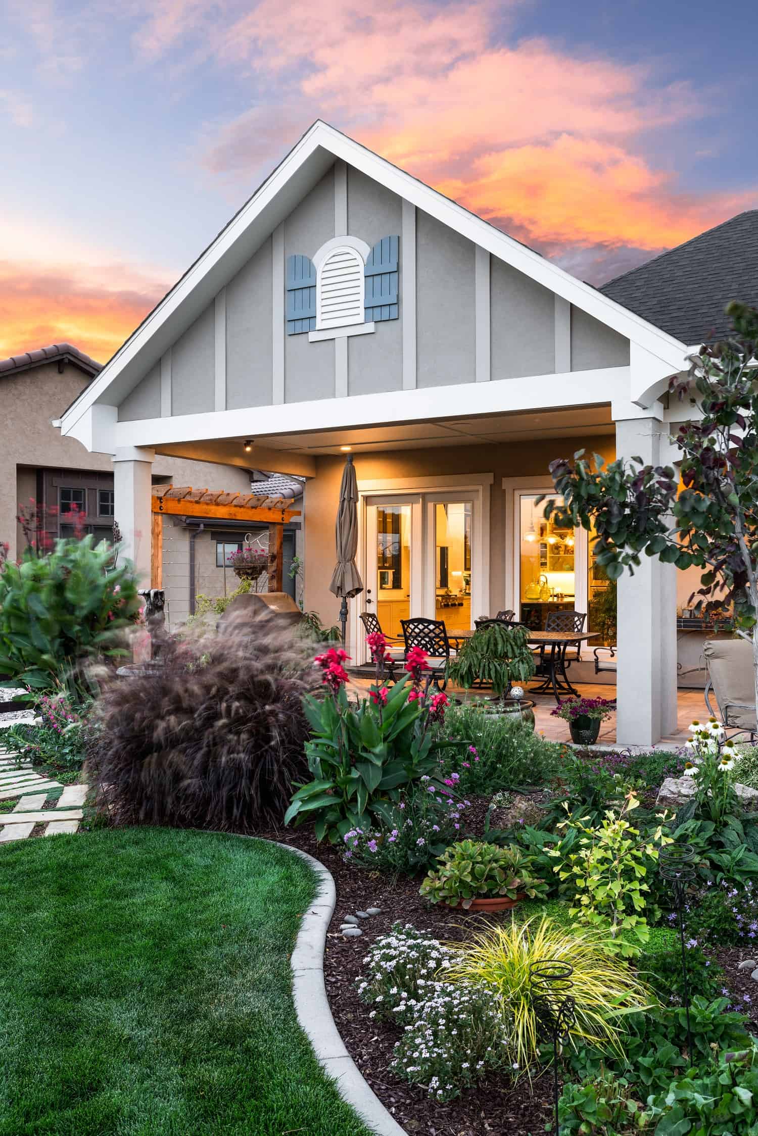 Rear View of this 2-Bedroom,2083 Sq Ft Plan -161-1187