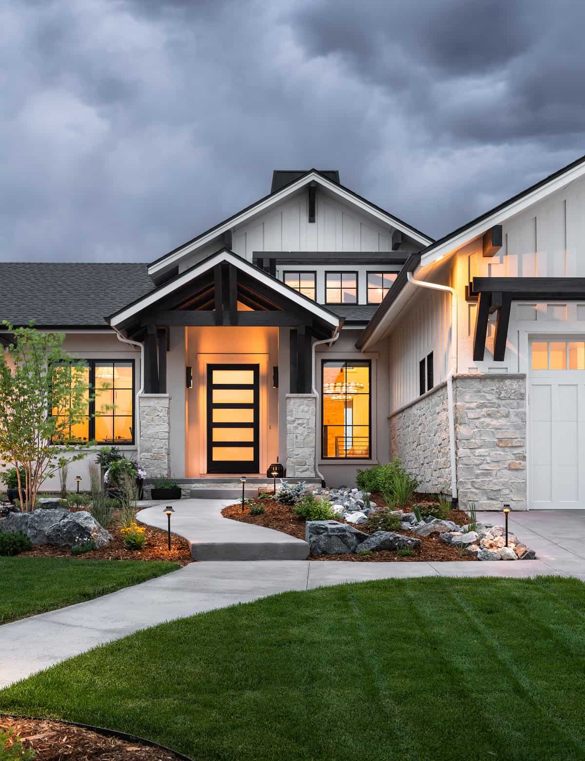 Front Door of this 3-Bedroom,2542 Sq Ft Plan -161-1195