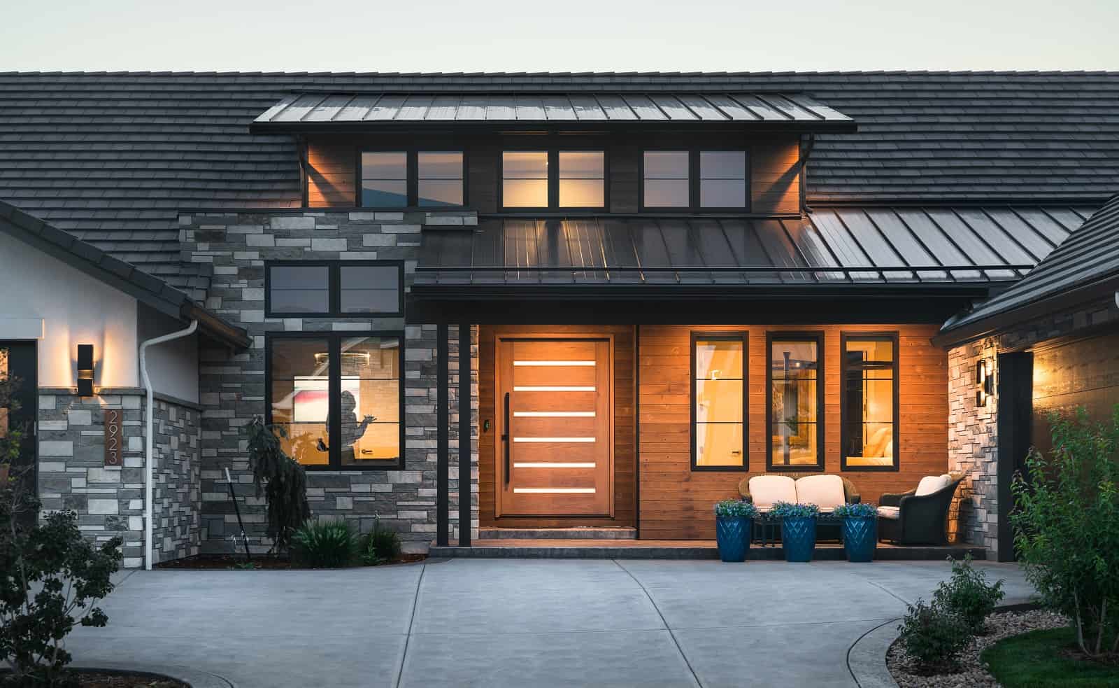 Front Door of this 2-Bedroom,2956 Sq Ft Plan -161-1208