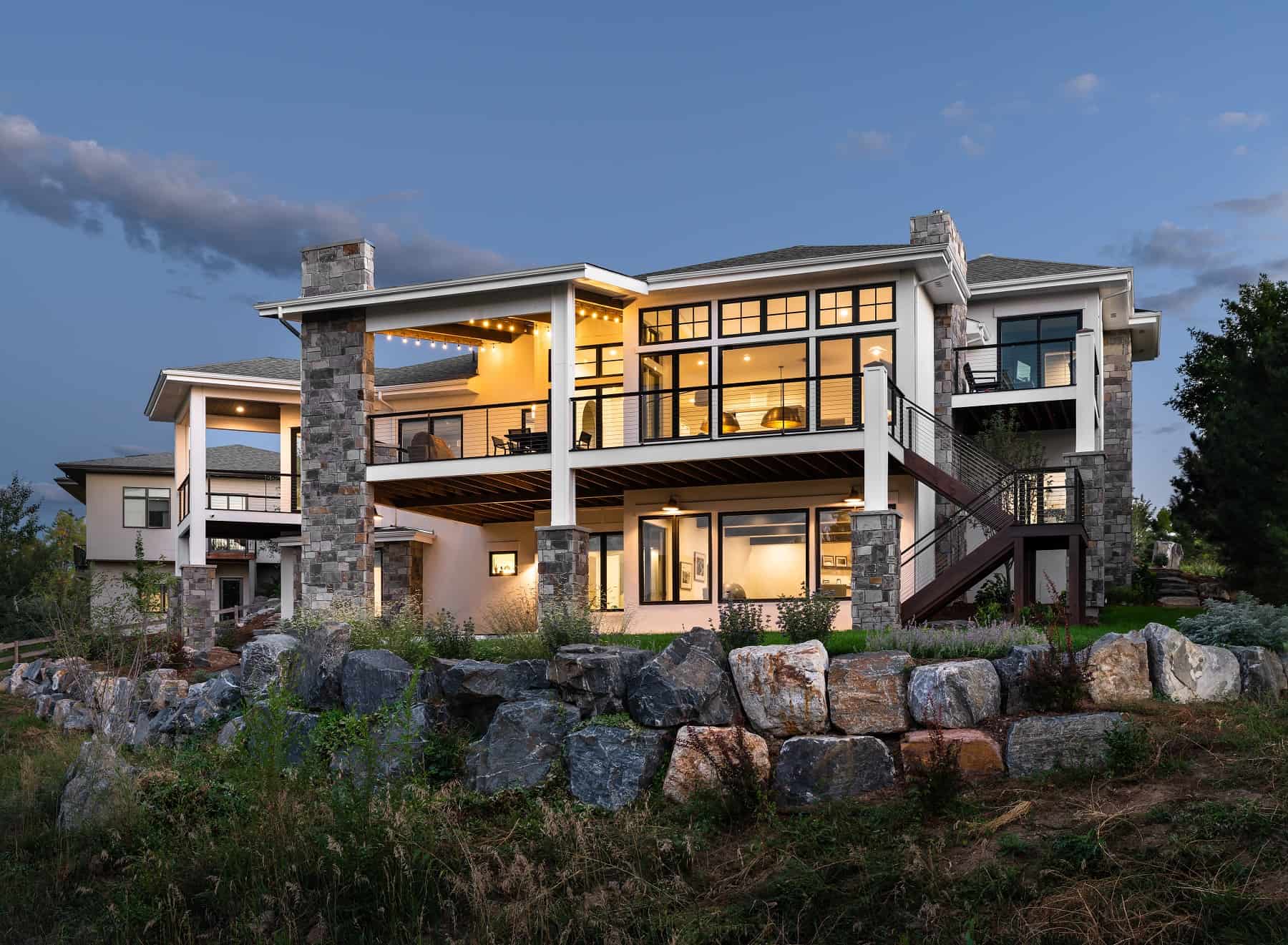 Home at Night of this 1-Bedroom,2606 Sq Ft Plan -161-1215