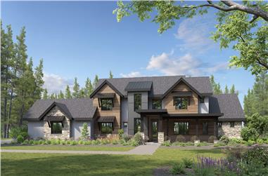 Traditional House Plan - 4-5 Bedrms, 4.5-5.5 Baths - 4844-7354 Sq Ft - #161-1225